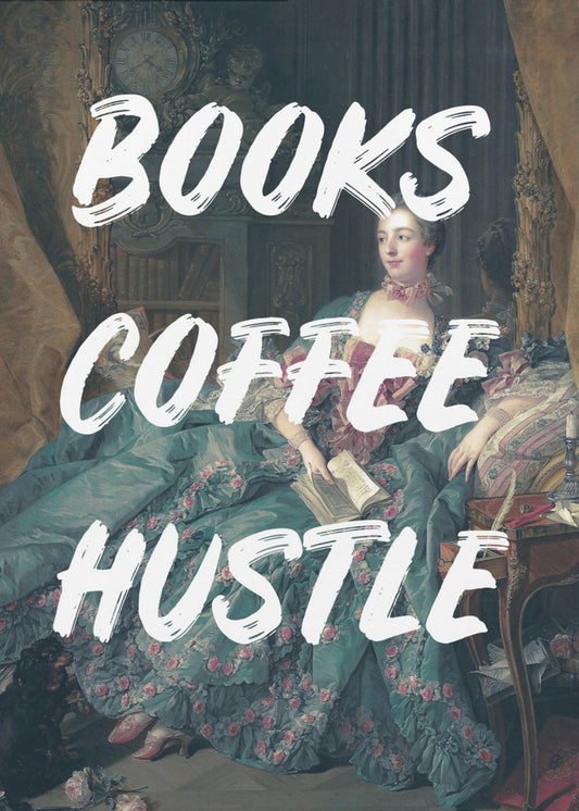 Boekenkoffiewit Ratioiso | Poster