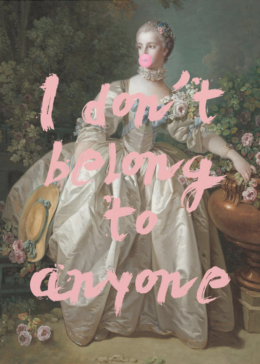 Dontbelongtoanyone2 Ratioiso | Canvas