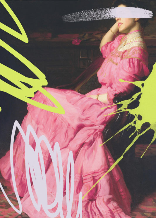Neonroze jurk Ratio2x3 | Canvas