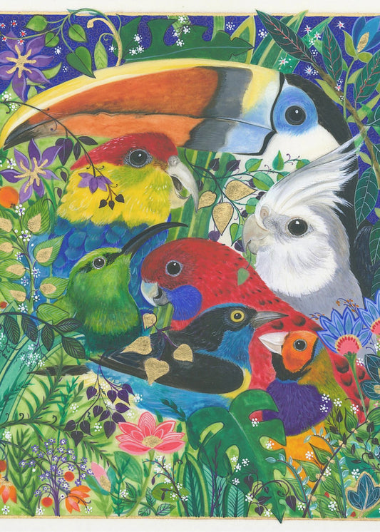Paradijsvogels | Canvas