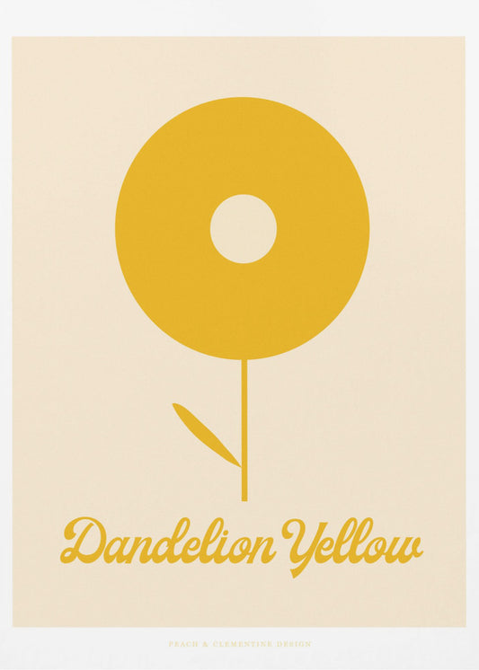 Pandc Paardenbloemgeel Kopie | Poster