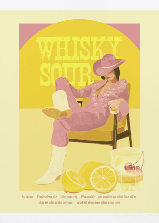 Jlr Whiskysour Roze Kopie | Canvas