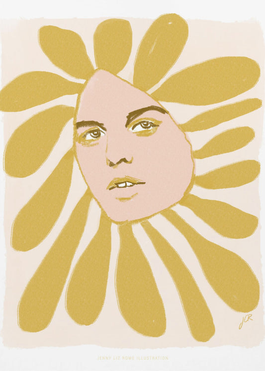 Jlr Flowerhead1 Kopie 2 | Canvas