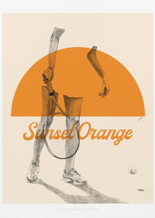 Sunset Orange | Canvas