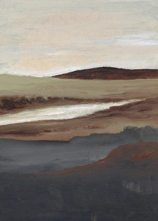 Sereen uitzicht | Canvas