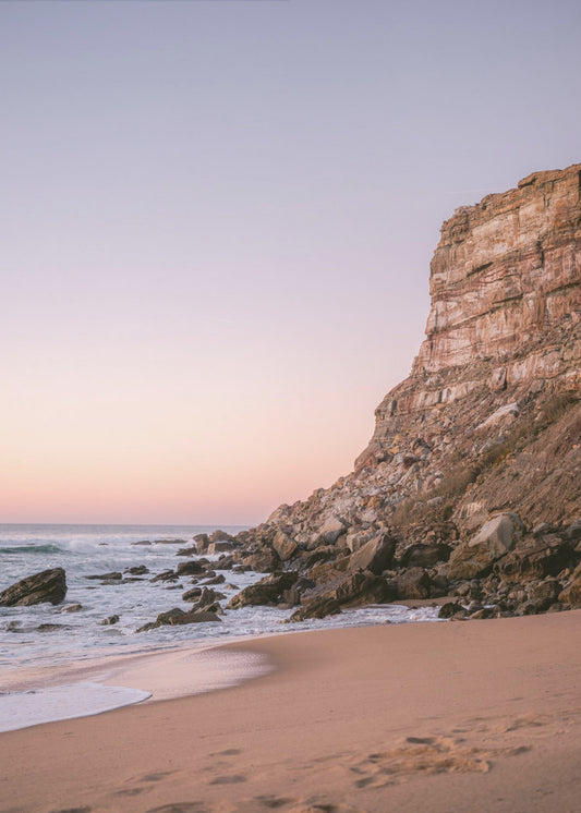 Pastelkleurige Portugese kust | Poster