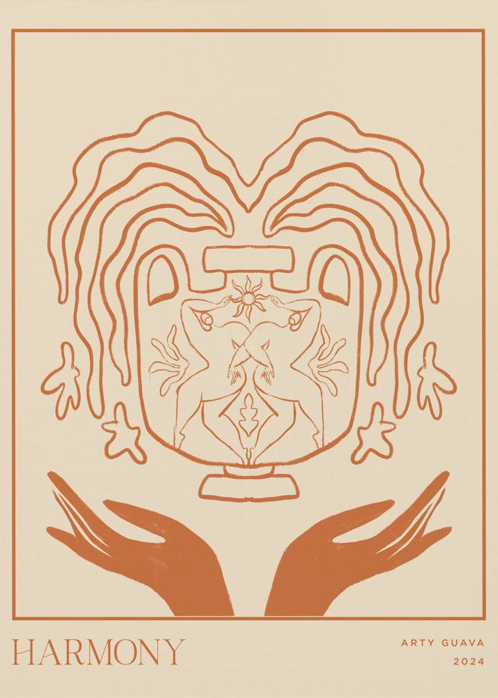 Vessel Collection : Harmony (LineArt) | Canvas