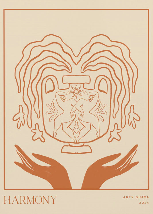 Vessel Collection : Harmony (LineArt) | Canvas