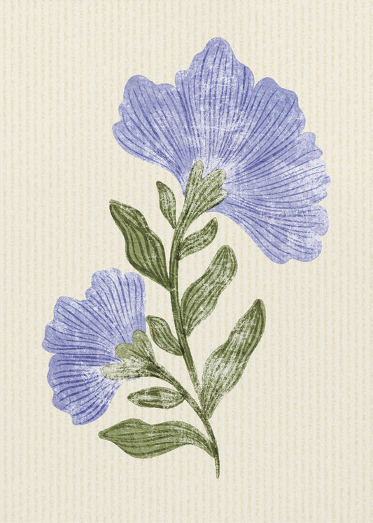 Vintage Bloem | Poster