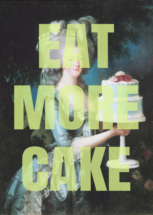 Laat ze taart eten | Poster