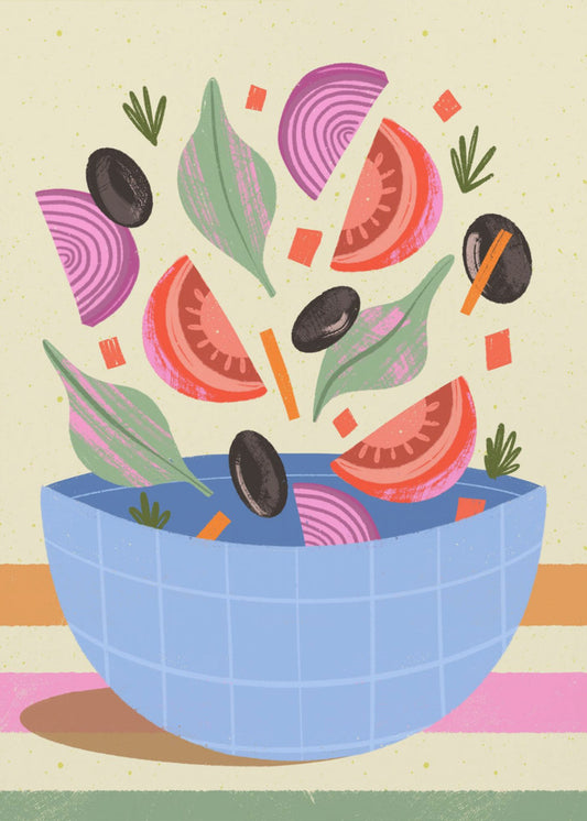 Gemengde salade | Poster