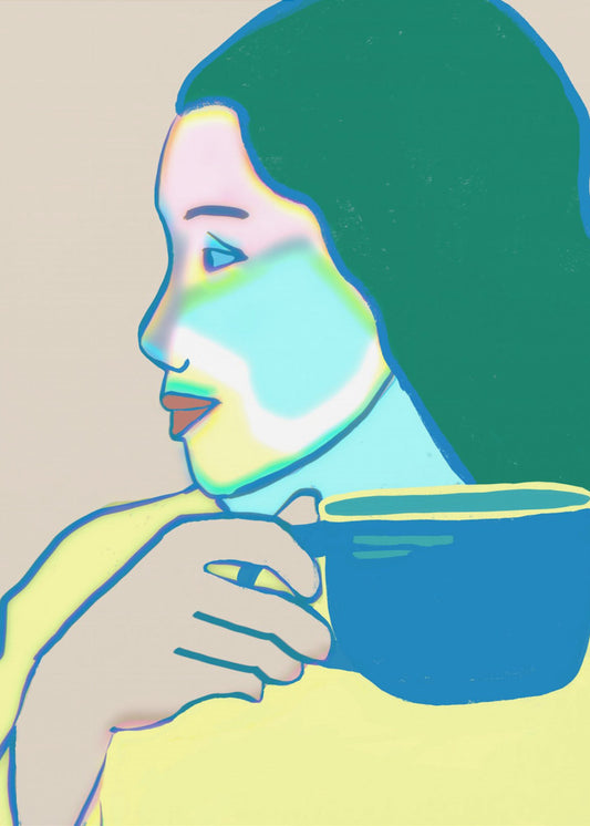 Koffieliefhebber | Canvas