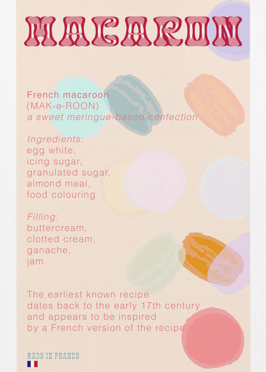 Macaron Koffie | Poster