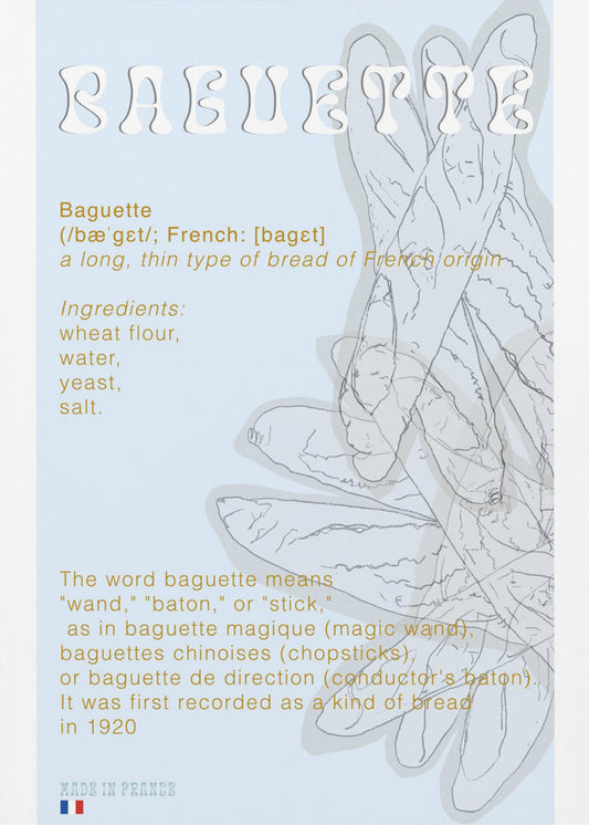 Baguette Koffie | Poster