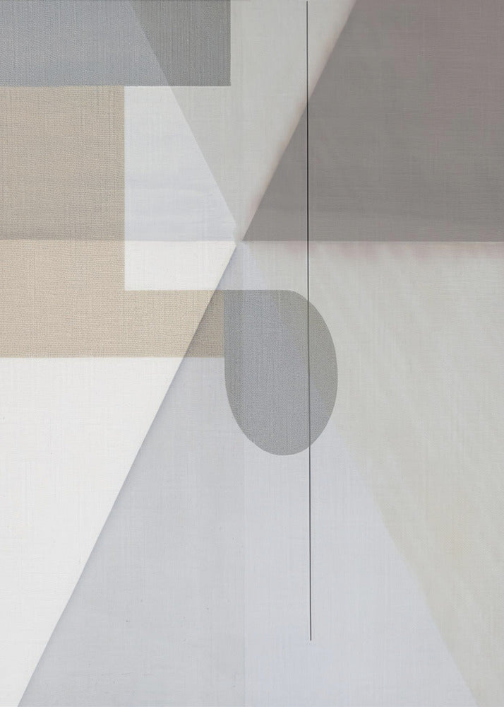 Abstract neutraal toon schilderij 2 | Canvas