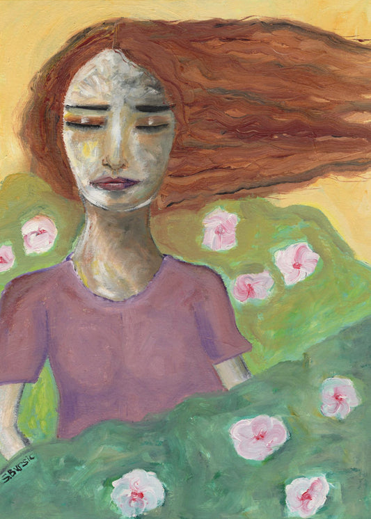 Brunette Vrij als een Briesje | Canvas