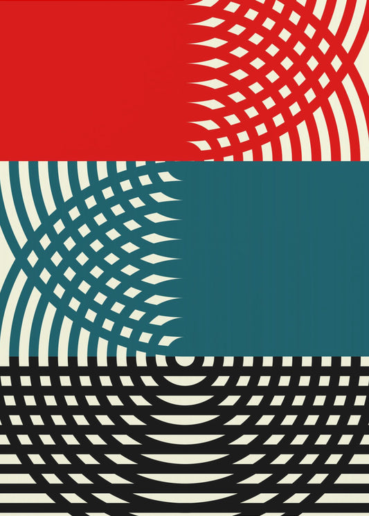 Symmetrische echo's | Canvas