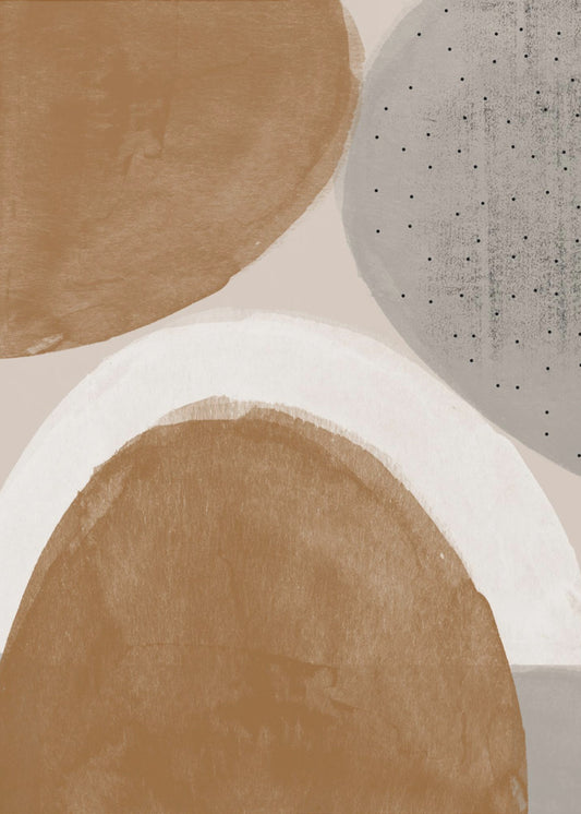 Aardse vormen harmonie | Canvas