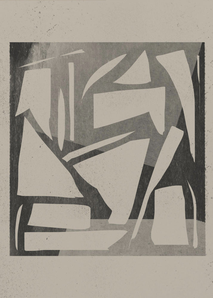 Geometrische schaduwen | Canvas