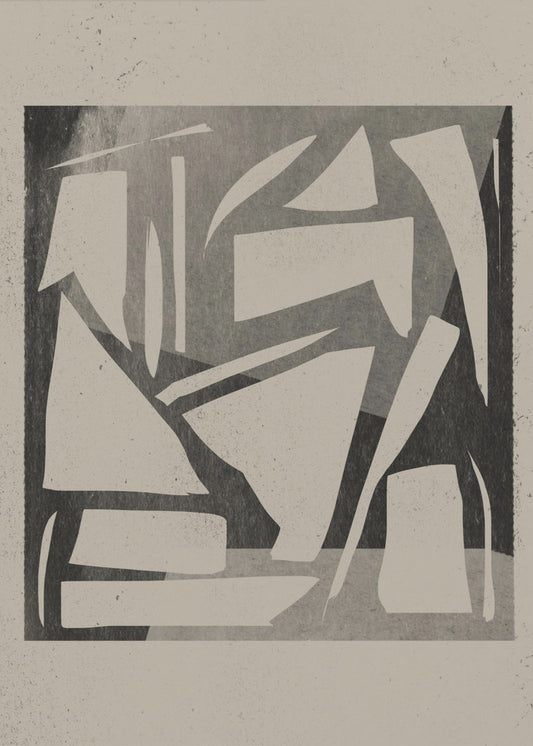 Geometrische schaduwen | Canvas
