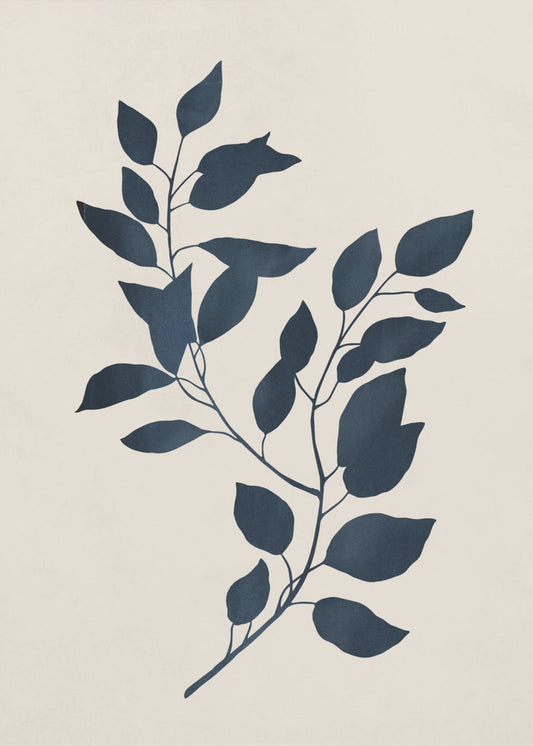 Botanisch silhouet 2 | Canvas