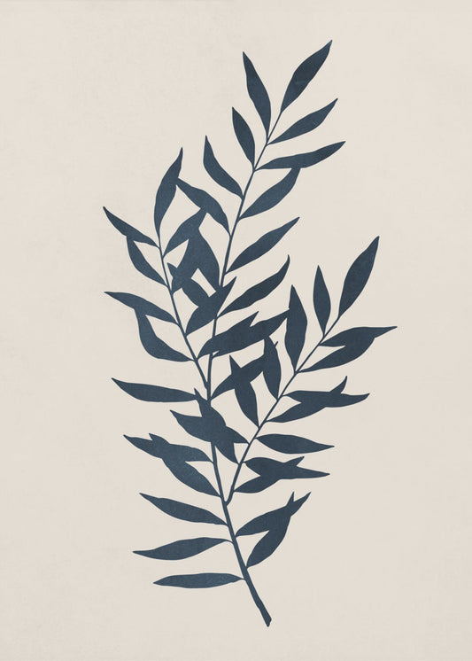 Botanisch silhouet 1 | Canvas