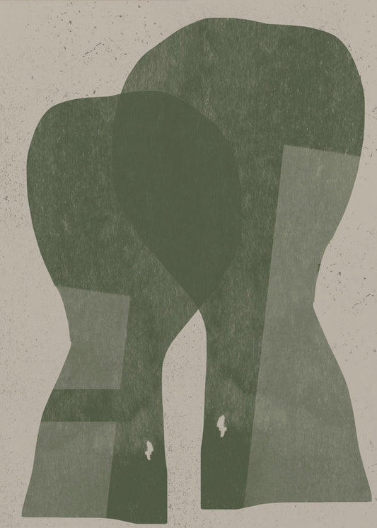 Gedempte silhouetten | Canvas