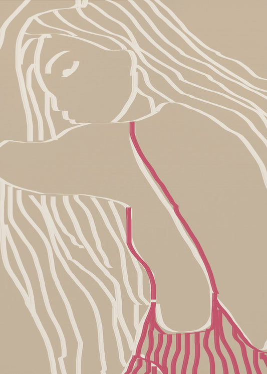Sereen silhouet | Canvas