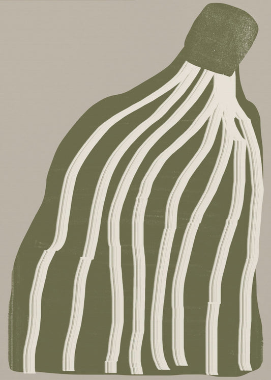 Moderne bloem | Canvas