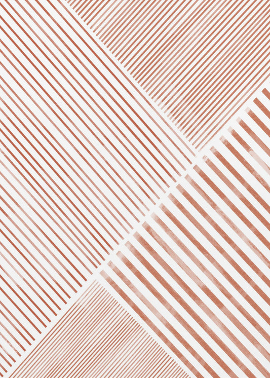Crimson Stripes Dans | Poster
