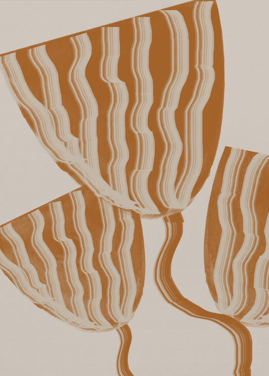 Moderne bloemen | Poster