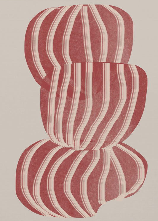 Gestreepte Balans | Poster