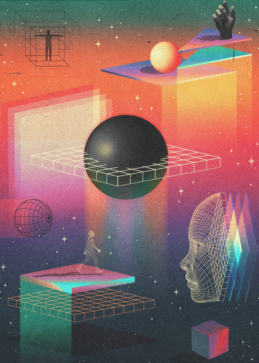 Tussen dimensies | Canvas