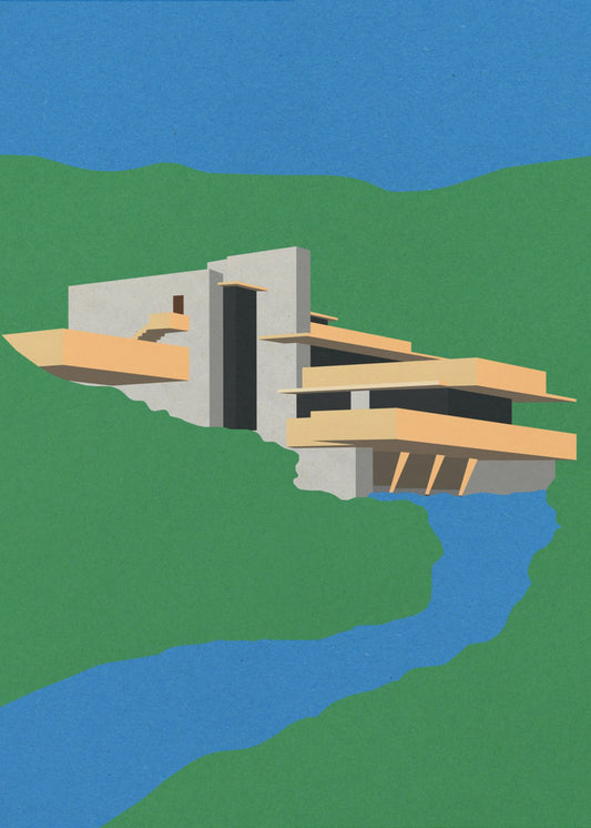 Frank Loyd Wright Vallend water | Canvas