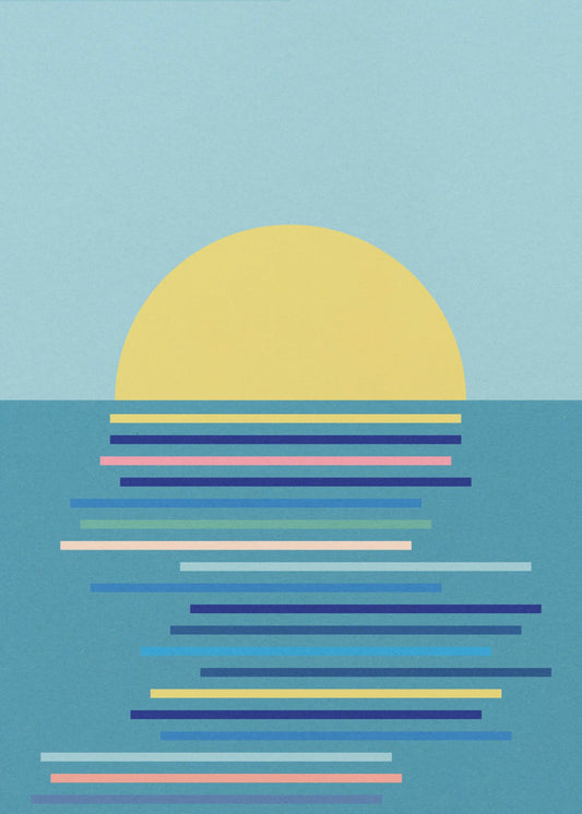 Zonsopgang in Ahrenshoop | Poster