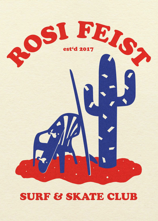 Rosi Feist Surf- en skateclub | Poster
