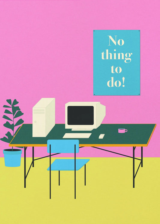 Niets te doen | Canvas