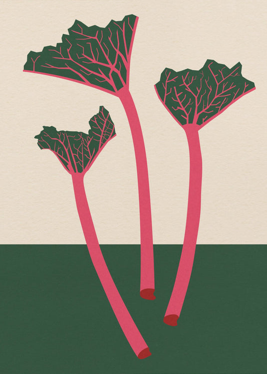 Zweedse tuinrabarber | Poster