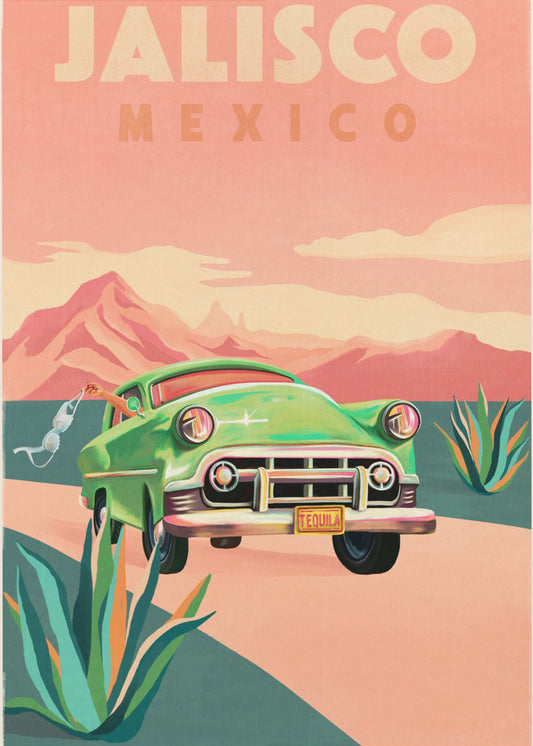 Jalisco Mexico Vintage Reisposter | Poster