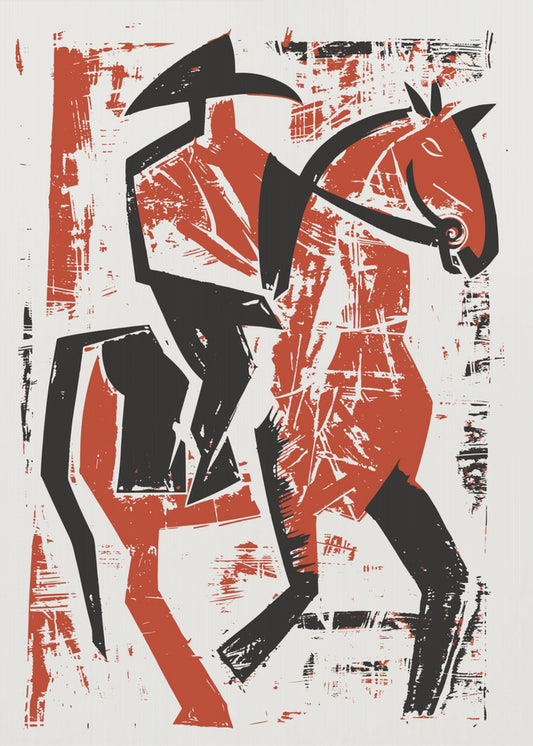 Abstract Ruiter | Canvas