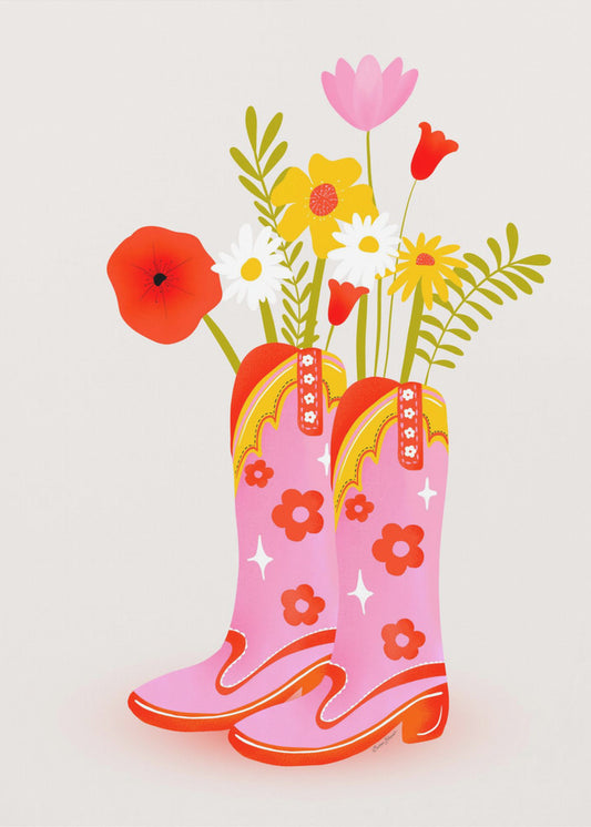 Cowgirllaarzen | Canvas