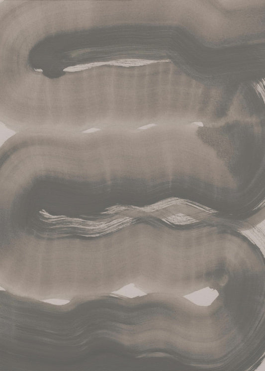 Abstracte penseelstreken 163X | Canvas
