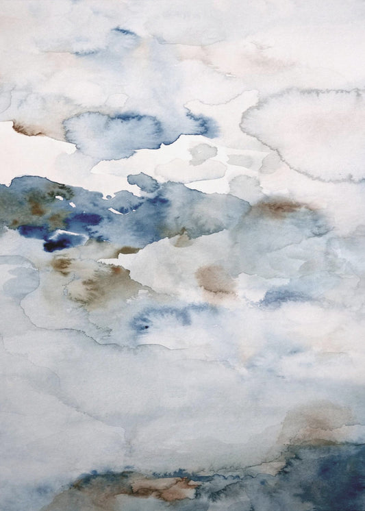 In de wolken 3 | Canvas