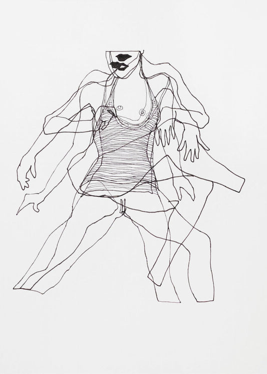 Bewegingsstudie Figuur nr. 2 | Canvas