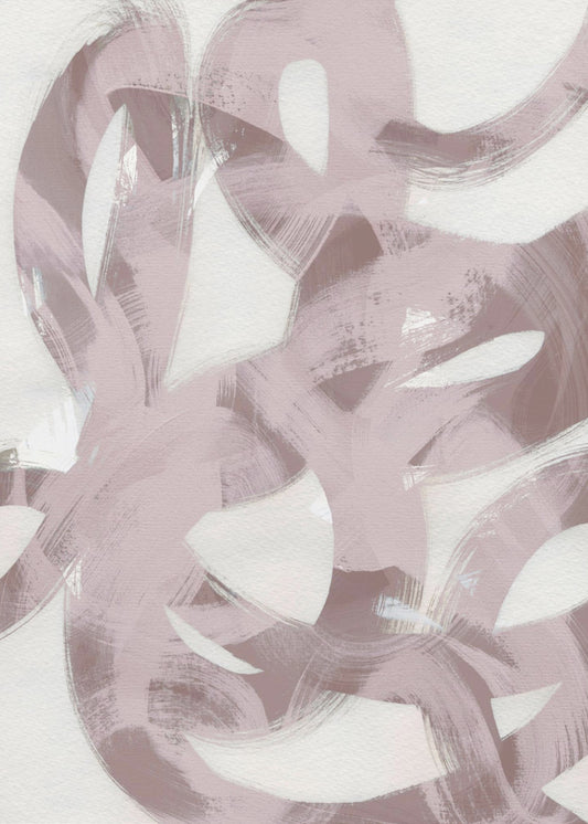 Abstracte penseelstreken 169 | Canvas