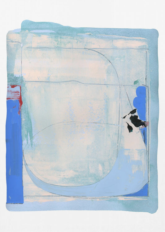 Blauwe Endurance 1 | Canvas