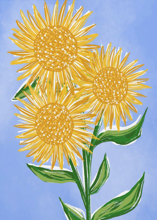 Zonnebloemen | Canvas