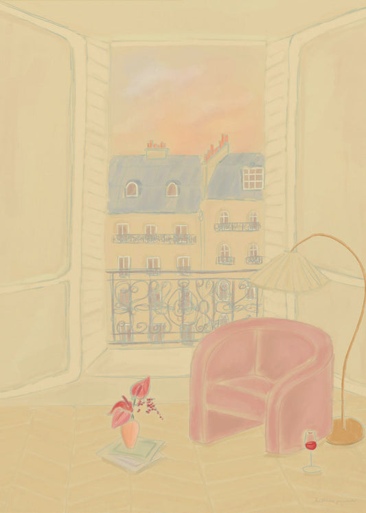 Gezellig appartement in Parijs | Canvas
