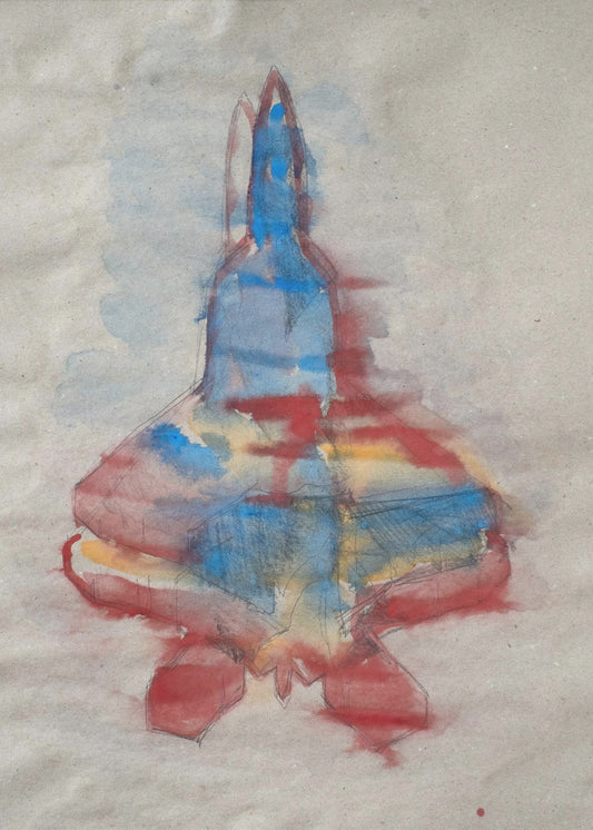 Kampfjet-studie (rbo) | Canvas
