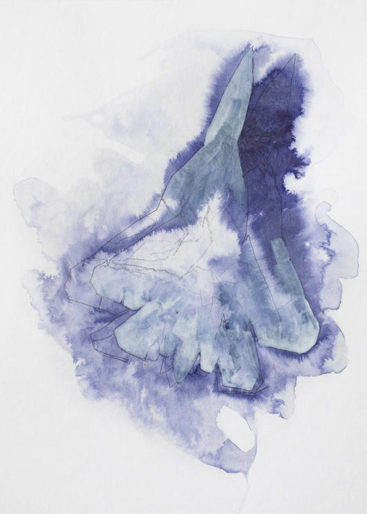 Kampfjet Study (indigo 2) | Poster